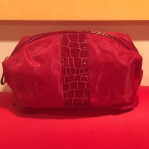 Shiseido cosmetic bag.